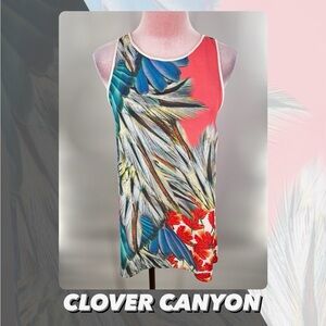 EUC Clover Canyon Multi Print Blouse